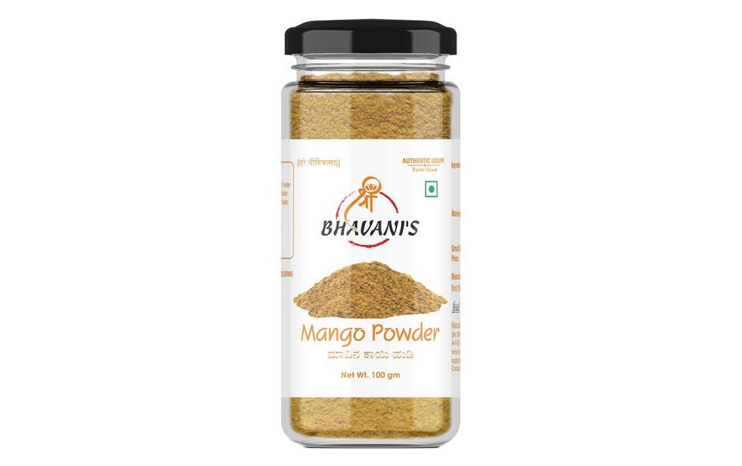 Bhavani's Mango Powder    Glass Jar  100 grams